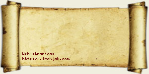 Anđelija Sapardić vizit kartica